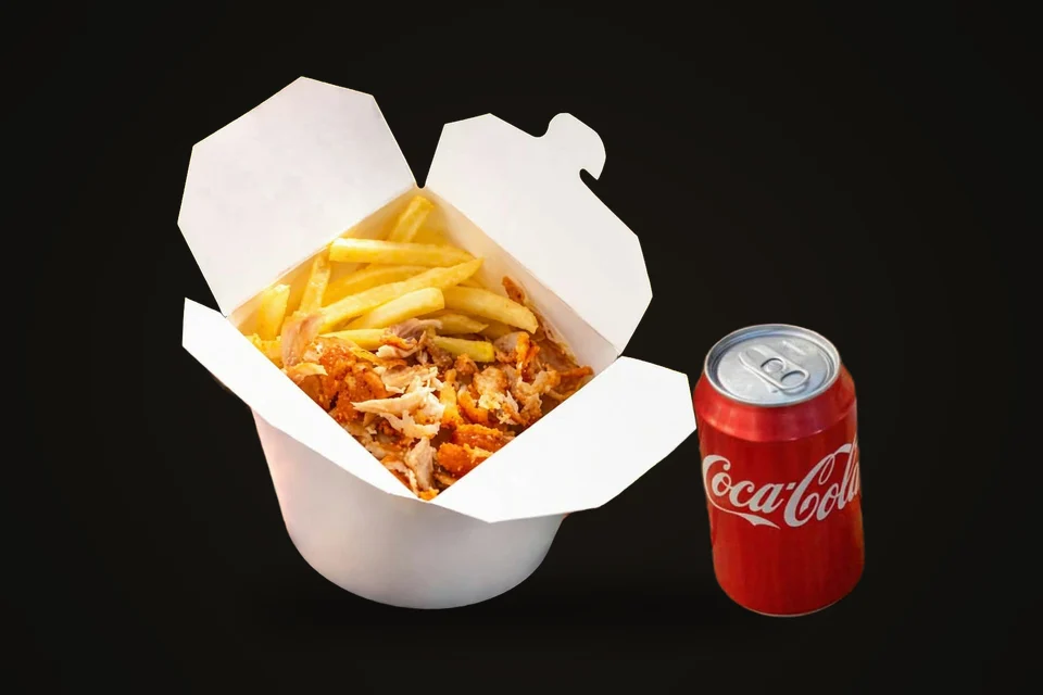 Kebab box MENU s ryžou