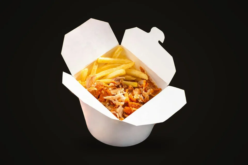 Kebab box s ryžou