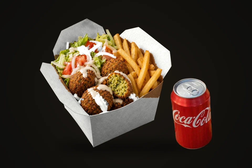 Falafel box MENU s ryžou