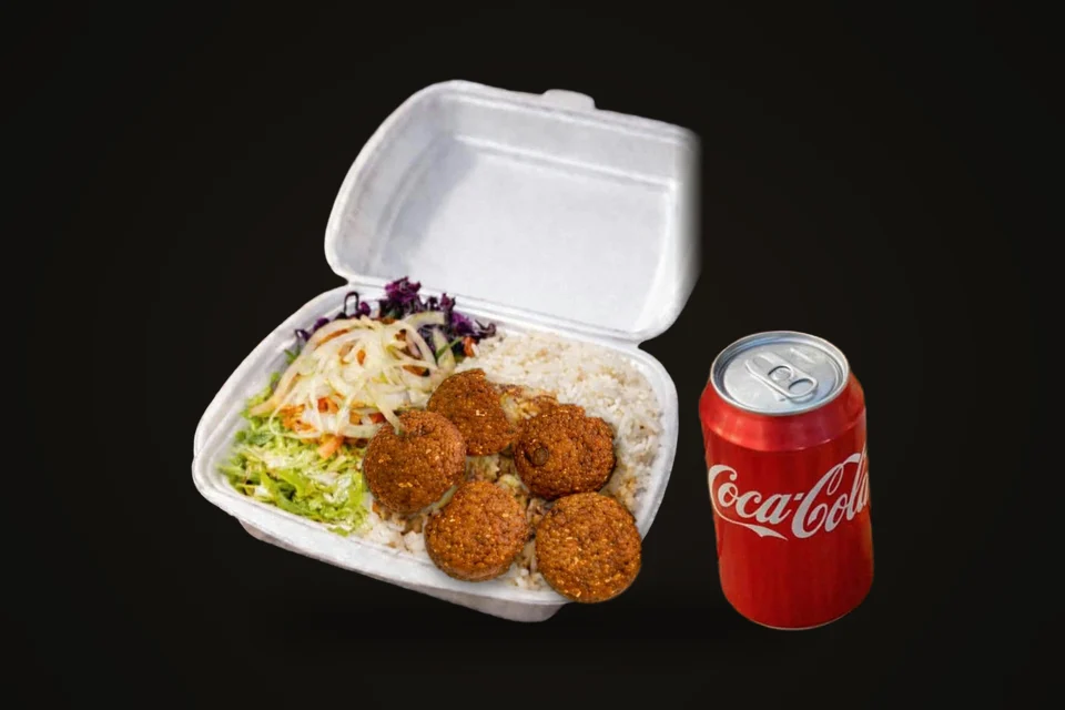 Tanier falafel MENU s ryžou