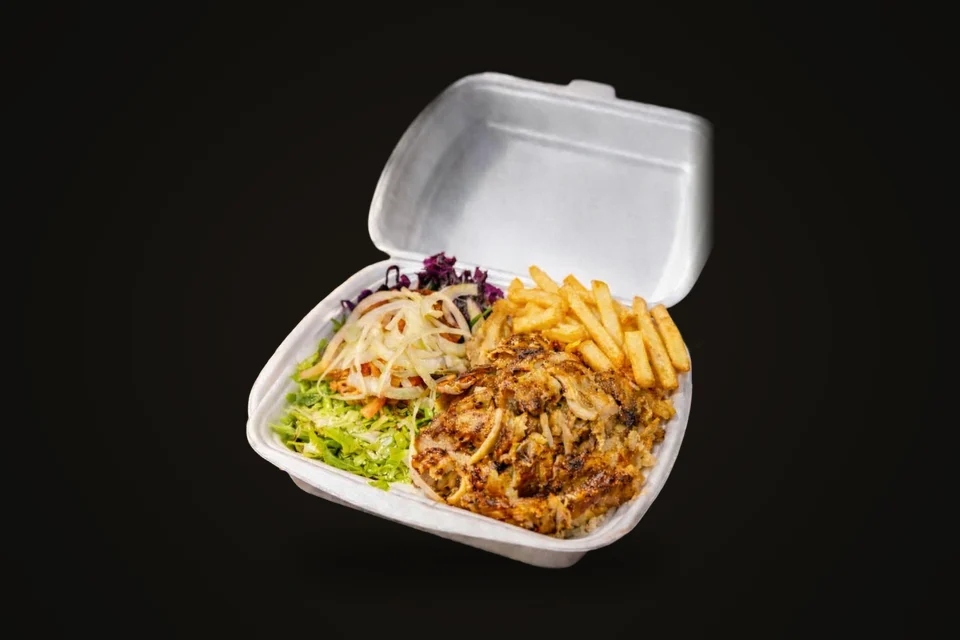 Tanier kebab s hranolkami